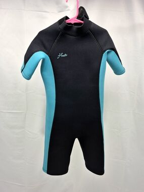 NWOT Hevto Kids Guardian Series 2mm Neoprene Shorty Wetsuit Medium Swim Beach